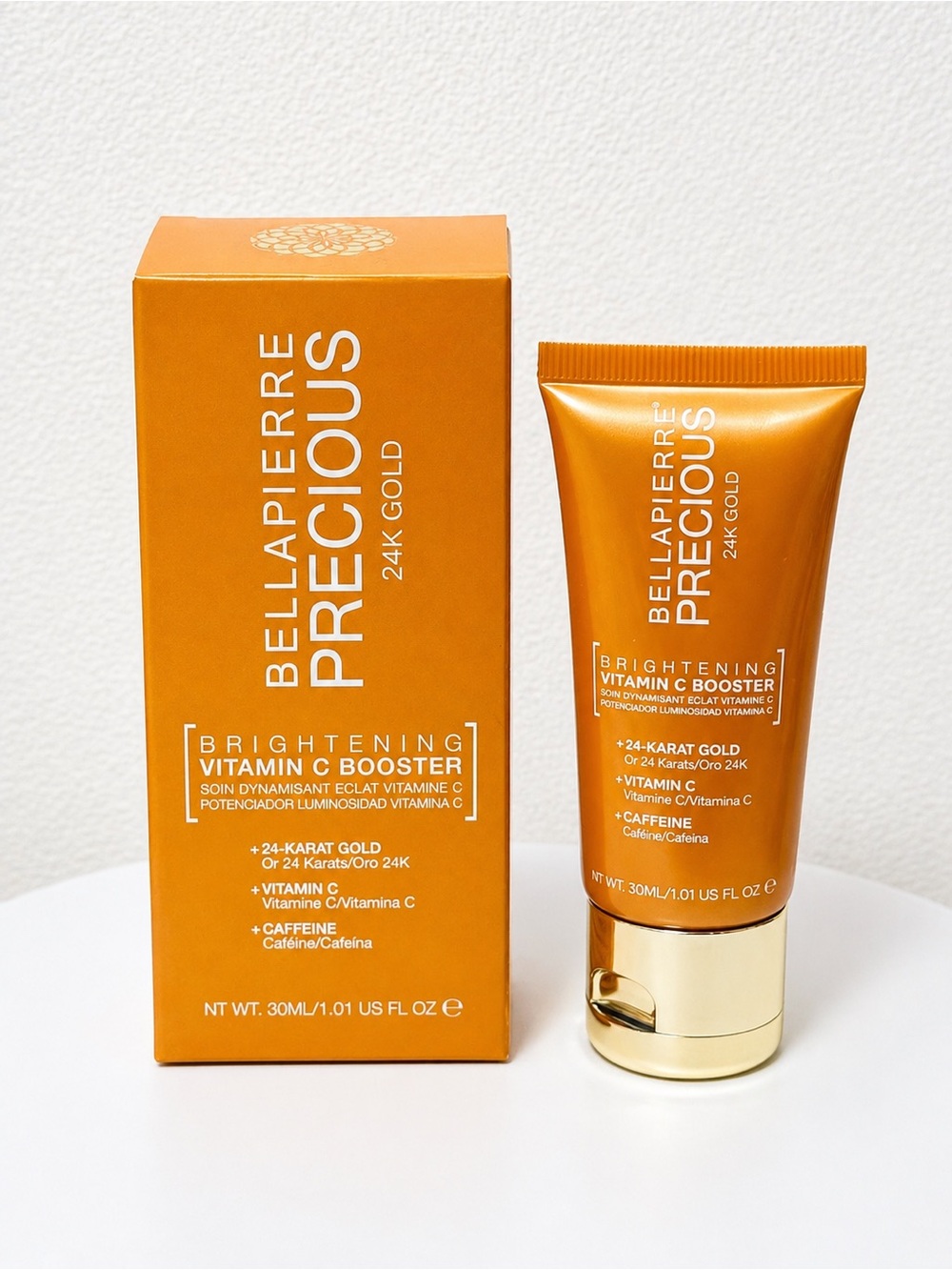 Bellapierre Precious 24K Gold Brightening Vitamin C Booster - Orange/Gold
